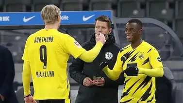 Haaland anota un póker en el día del histórico debut de Moukoko Haaland anota un póker en el día del histórico debut de Moukoko