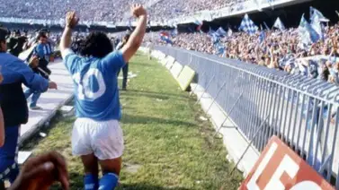 Maradona ya es un santo en los pesebres de Nápoles Maradona ya es un santo en los pesebres de Nápoles