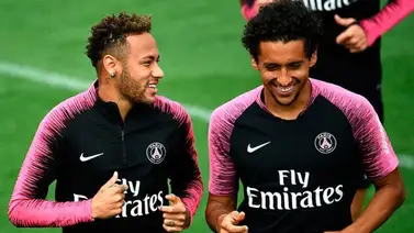 Marquinhos: "Ahora Neymar está con nosotros" Marquinhos: "Ahora Neymar está con nosotros"