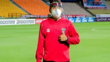 El prospecto Gabriel Santiago, uno de los grandes hinchas del Caracas FC El prospecto Gabriel Santiago, uno de los grandes hinchas del Caracas FC
