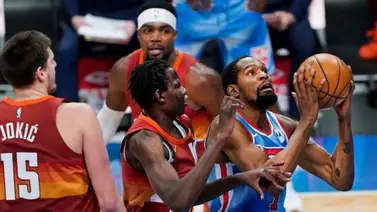 Durant gana duelo a Jokic y Nets, sin Irving, a Nuggets Durant gana duelo a Jokic y Nets, sin Irving, a Nuggets