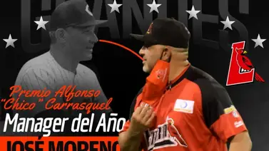 El Mánager del Año fue para José Moreno El Mánager del Año fue para José Moreno
