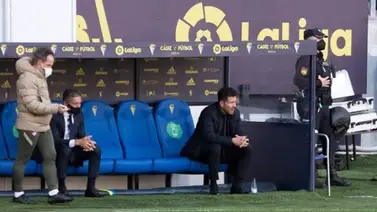 Simeone: "Necesitamos seguir agarrados al partido a partido" Simeone: "Necesitamos seguir agarrados al partido a partido"