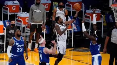 Los Nets tumban a los Lakers en un duelo deslucido sin Durant y Davis Los Nets tumban a los Lakers en un duelo deslucido sin Durant y Davis