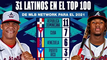 31 latinos en el top 100 de la MLB