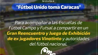 Este sábado se disputará encuentro de exhibición en el Brígido Iriarte Este sábado se disputará encuentro de exhibición en el Brígido Iriarte