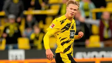 Haaland lesionado en el tobillo derecho Haaland lesionado en el tobillo derecho