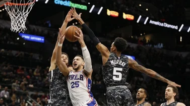 A pesar de ausencia de Embiid, Sixers destrozan a los Spurs