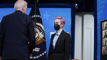 Megan Rapinoe denunció ante Biden la diferencia salarial entre futbolistas mujeres y hombres