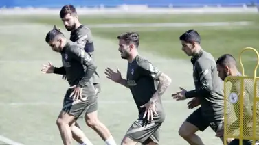 El Atlético se entrena sin Dembélé y Giménez El Atlético se entrena sin Dembélé y Giménez