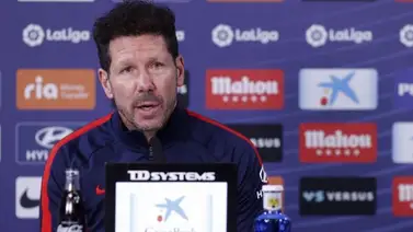 Simeone: "El Sevilla juega muy bien" Simeone: "El Sevilla juega muy bien"