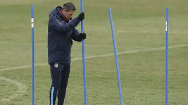 El Atlético hace un entrenamiento de recuperación tras caer en Sevilla El Atlético hace un entrenamiento de recuperación tras caer en Sevilla