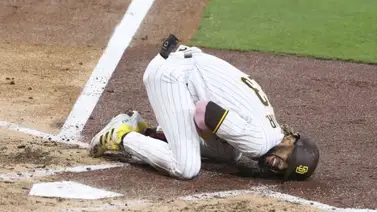 El dominicano Tatis Jr. abandona lesionado el diamante El dominicano Tatis Jr. abandona lesionado el diamante