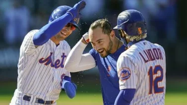 Mets vencen a Marlins gracias a polémico pelotazo