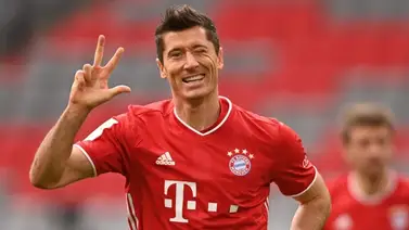 Lewandowski vuelve a entrenar con balón después de su lesión Lewandowski vuelve a entrenar con balón después de su lesión