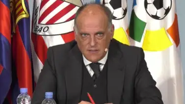 Tebas: "Estos clubes ya han sido sancionados con el desprecio de aficionados" Tebas: "Estos clubes ya han sido sancionados con el desprecio de aficionados"