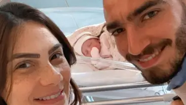 Hija de Meche Celta y Mikel Villanueva nació este viernes Hija de Meche Celta y Mikel Villanueva nació este viernes