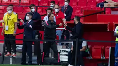 Lopetegui: "La clasificación para la 'Champions' es mérito de los jugadores" Lopetegui: "La clasificación para la 'Champions' es mérito de los jugadores"