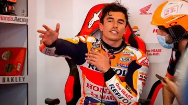 Marc Márquez reconoce que fue "con cuidado" en la curva de su accidente Marc Márquez reconoce que fue "con cuidado" en la curva de su accidente