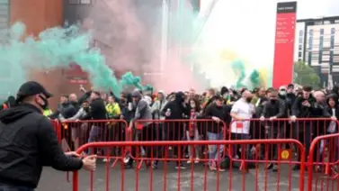 Arrestan a una persona por los altercados de Old Trafford Arrestan a una persona por los altercados de Old Trafford