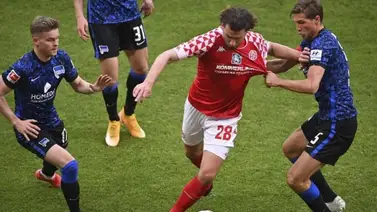 Hertha Berlín empató en el primero de sus seis juegos decisivos Hertha Berlín empató en el primero de sus seis juegos decisivos