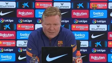 Koeman: "Aún no se nos ha escapado LaLiga" Koeman: "Aún no se nos ha escapado LaLiga"