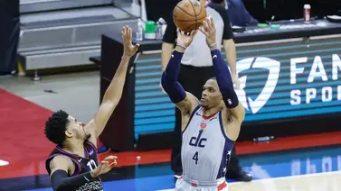 Beal y Westbrook evitan barrida y logran primer triunfo ante Sixers Beal y Westbrook evitan barrida y logran primer triunfo ante Sixers