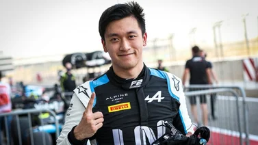 Chino Guanyu Zhou se subirá al Alpine de Fernando Alonso en el primer libre