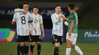 Argentina queda líder del Grupo A de la mano de Leo Messi Argentina queda líder del Grupo A de la mano de Leo Messi