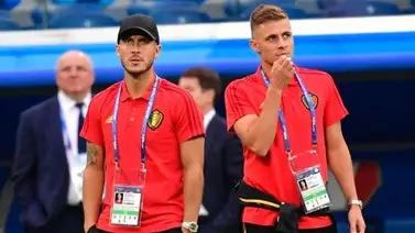 Thorgan Hazard: "Eden se siente mejor y trabaja mucho para estar el viernes" Thorgan Hazard: "Eden se siente mejor y trabaja mucho para estar el viernes"