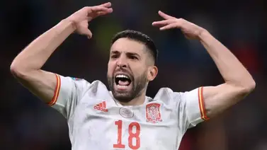 Jordi Alba, "orgulloso" de la actuación de España Jordi Alba, "orgulloso" de la actuación de España