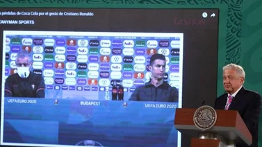 El presidente de México aplaude gesto de Cristiano Ronaldo contra Coca-Cola