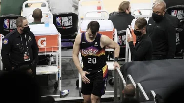 Dario Saric se lesiona la rodilla y deja tocada la rotación de los Suns (+VIDEO)