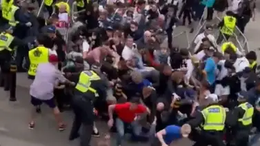 Así fueron las protestas en Wembley previo a la final de la Euro (+VIDEOS) Así fueron las protestas en Wembley previo a la final de la Euro (+VIDEOS)