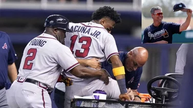 Este es parte del mensaje de Chipper Jones para Ronald Acuña: Es sólo un bache