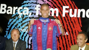 Se cumplen 25 años del fichaje de Ronaldo por el Barcelona Se cumplen 25 años del fichaje de Ronaldo por el Barcelona