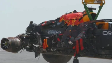 Se reanuda Gran Premio en Silverstone tras bandera roja por accidente de Verstappen