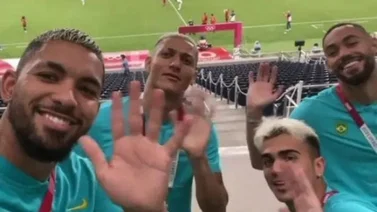 Jugadores de Brasil se burlan de Argentina tras su eliminación