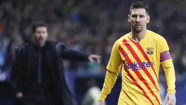 Simeone: "Está claro que no hablamos con Messi" Simeone: "Está claro que no hablamos con Messi"