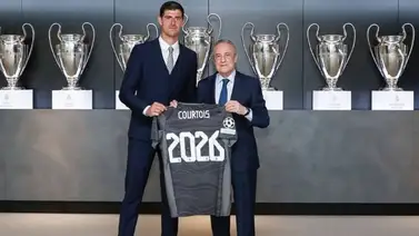 Courtois renueva con el Real Madrid hasta 2026 Courtois renueva con el Real Madrid hasta 2026