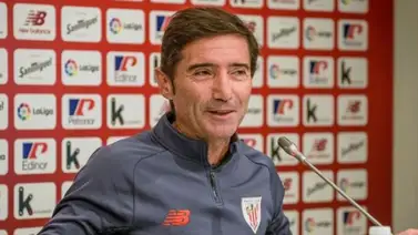 Marcelino: "¿Messi? Mentiría si dijera que prefería tenerlo delante" Marcelino: "¿Messi? Mentiría si dijera que prefería tenerlo delante"