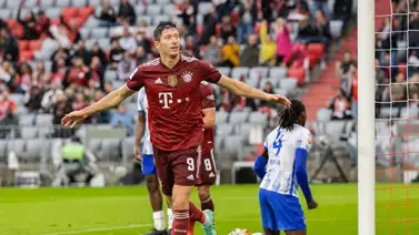 Lewandowski abruma al Hertha Lewandowski abruma al Hertha
