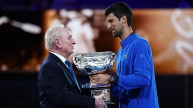 Rod Laver está listo para recibir a Djokovic en el club de "Grand Slam"