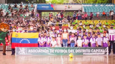 Distrito Capital inauguró torneo de Futsal con broche de oro Distrito Capital inauguró torneo de Futsal con broche de oro