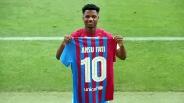 Ansu Fati hereda el dorsal 10 de Leo Messi en el Barcelona Ansu Fati hereda el dorsal 10 de Leo Messi en el Barcelona
