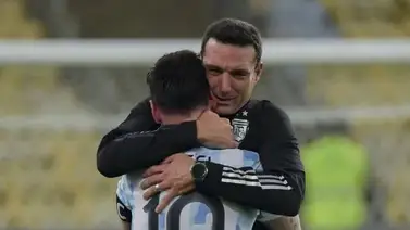 Scaloni: "Messi va a jugar" Scaloni: "Messi va a jugar"