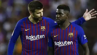 Piqué pide un voto de confianza para Umtiti Piqué pide un voto de confianza para Umtiti