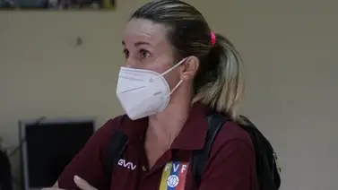 Pamela Conti está en San Felipe para presenciar el inicio de la Liga FUTVE Femenina Pamela Conti está en San Felipe para presenciar el inicio de la Liga FUTVE Femenina