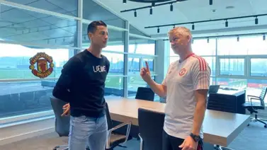 Cristiano se entrena por primera vez con el United Cristiano se entrena por primera vez con el United