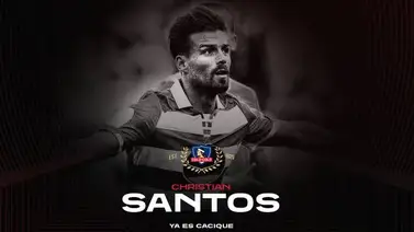 Christian Santos nuevo jugador del Colo-Colo Christian Santos nuevo jugador del Colo-Colo
